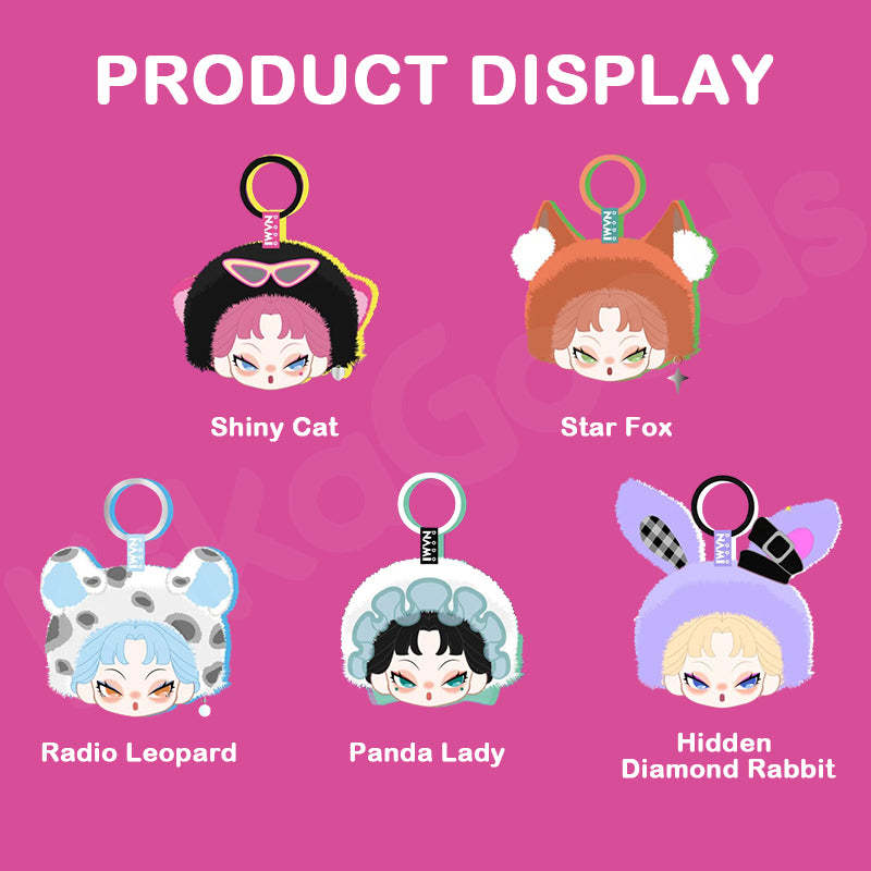 DODO Nami Midnight Disco Series Earphone Bag Vinyl Plush Blind Box【Shipped in Aug./Sept. 2025】