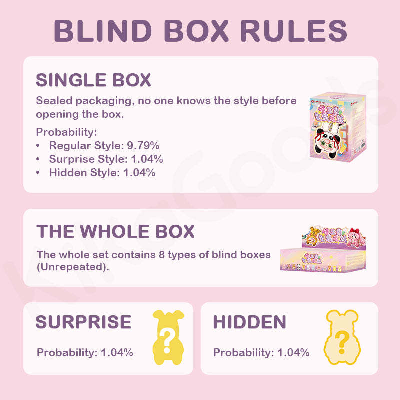 Baby Three Pencil Case Series Plush Blind Box