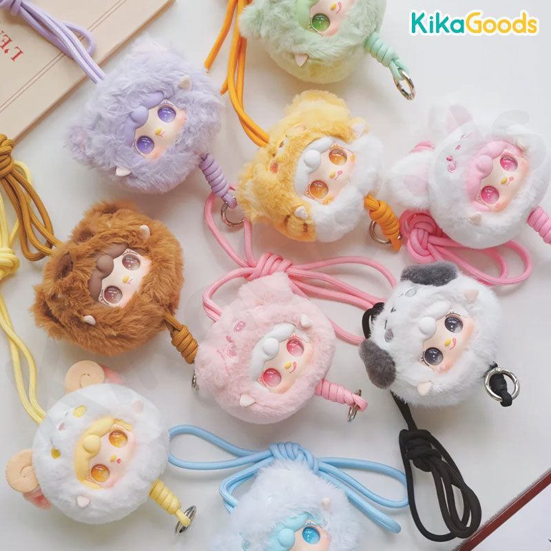 Yooki Mini Zoo Series Mobile Phone Halterneck Plush Blind Box