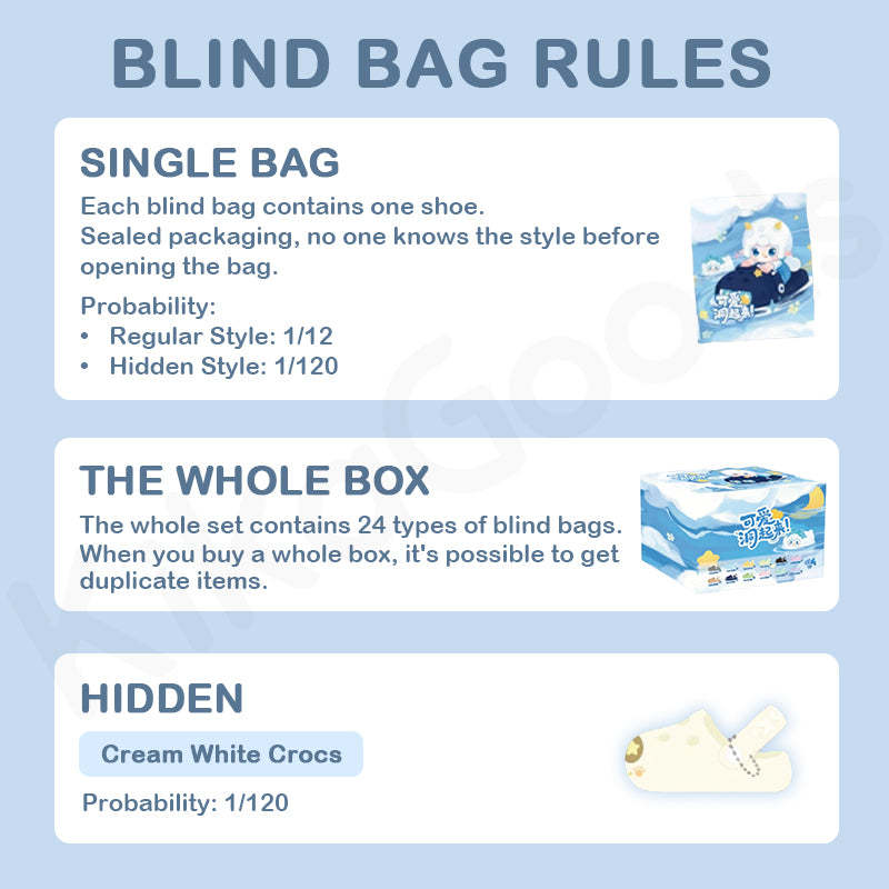 Yooki Cute Crocs Series Pendant Blind Bag【Shipped in Sept./Oct. 2025】