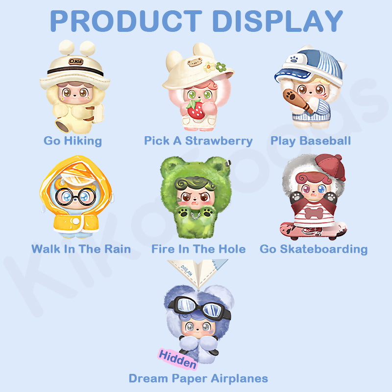 Q.Kid Outdoor Activities Series Plush Blind Box【Shipped in Sept./Oct. 2025】