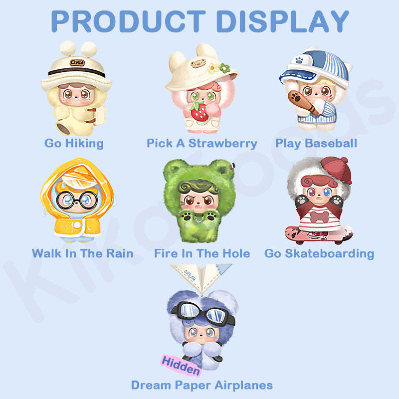 Q.Kid Outdoor Activities Series Plush Blind Box【Shipped in Sept./Oct. 2025】