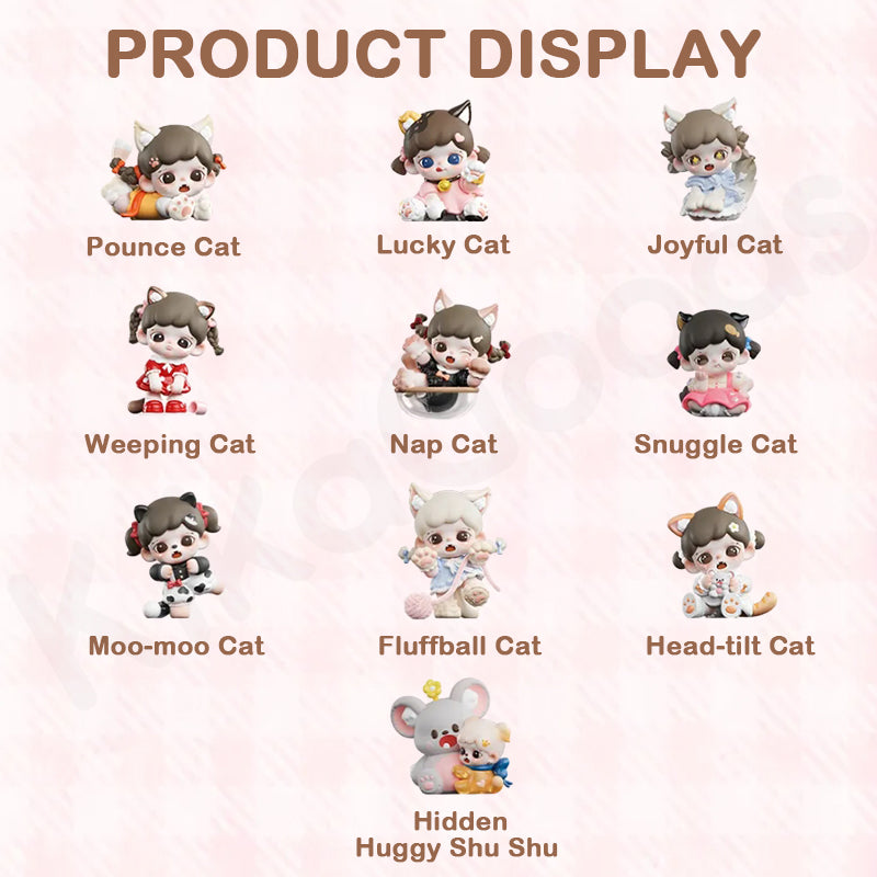 Zoraa Meow Cat Face Mini Series Blind Box