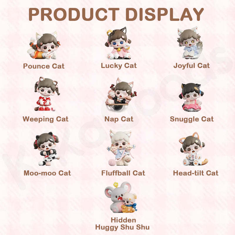 Zoraa Meow Cat Face Mini Series Blind Box