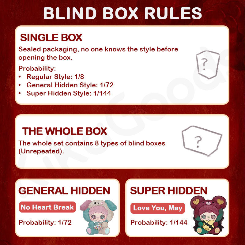 MayMei May I Love You Series Plush Blind Box【Shipped in Sept./Oct. 2025】