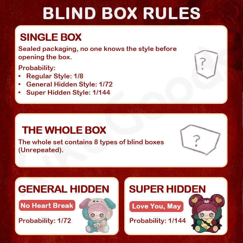 MayMei May I Love You Series Plush Blind Box【Shipped in Sept./Oct. 2025】