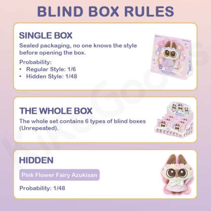 Nobeko Azukisan Wonderful Garden Series Plush Hair Clip Blind Box