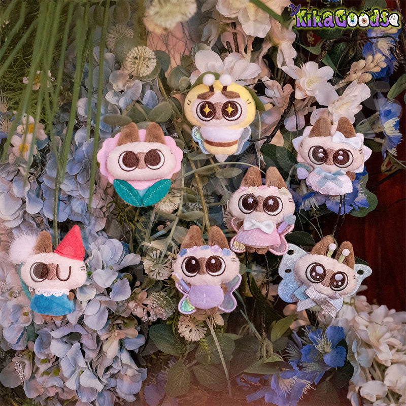 Nobeko Azukisan Wonderful Garden Series Plush Hair Clip Blind Box