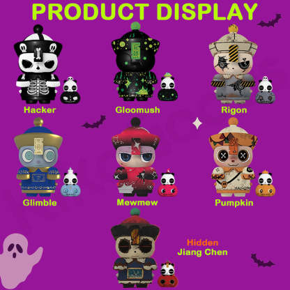 Zombie Party Halloween Series Blind Box【Shipped in Sept./Oct. 2025】