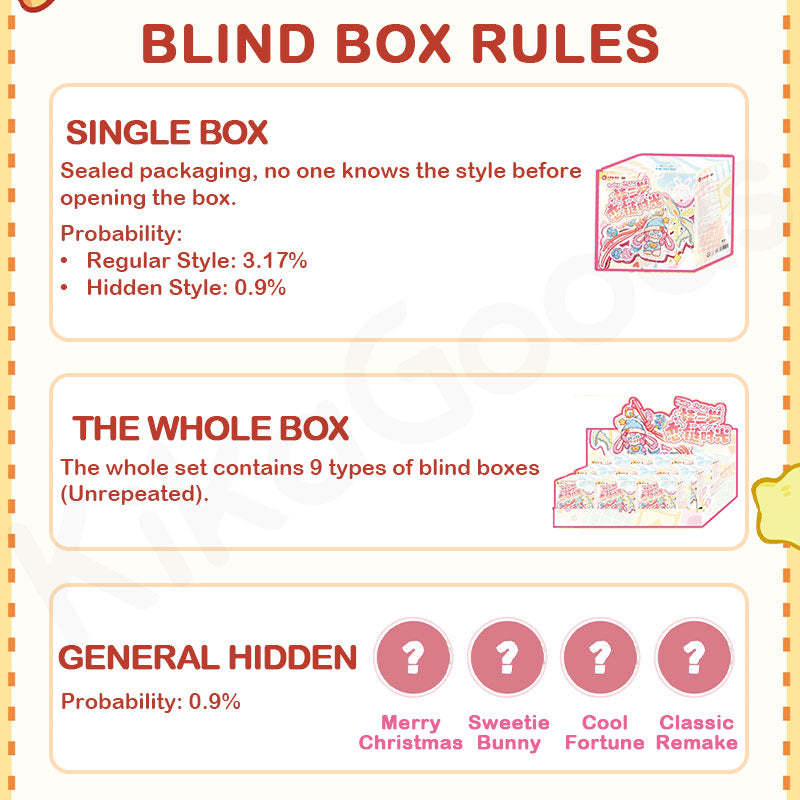 Baby Three Love Chain Time Series Blind Box