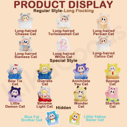 THE SLLO Oh My Cat Series Mini Beans Blind Bag