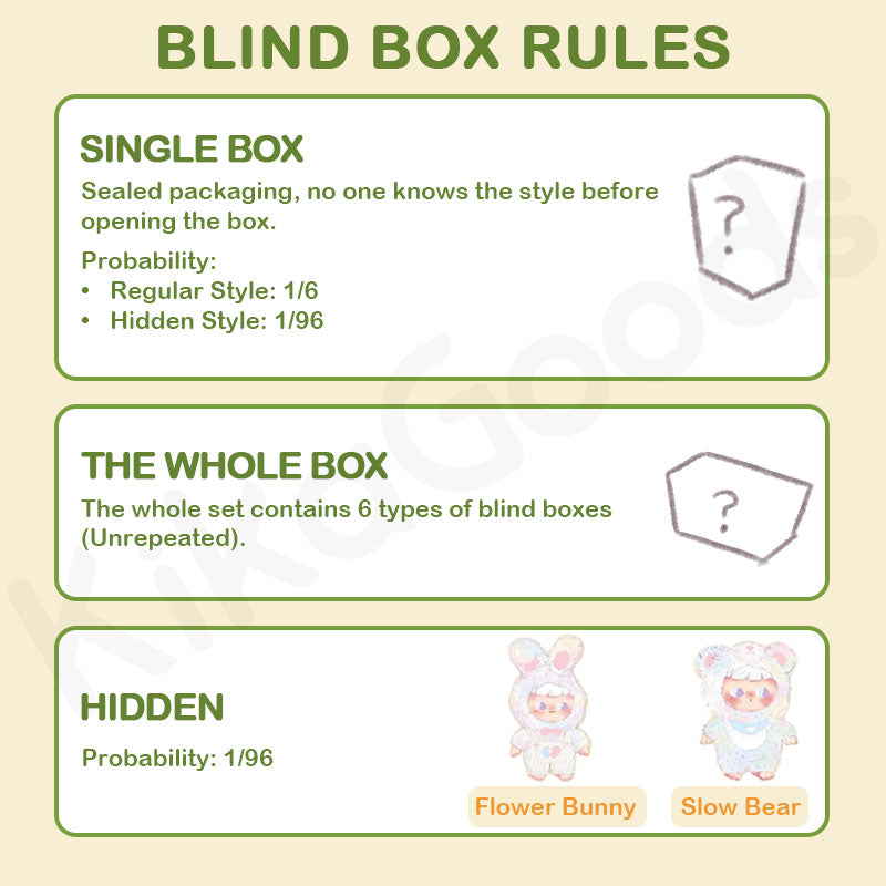 Cimmy Love U Secretly Series Plush Blind Box