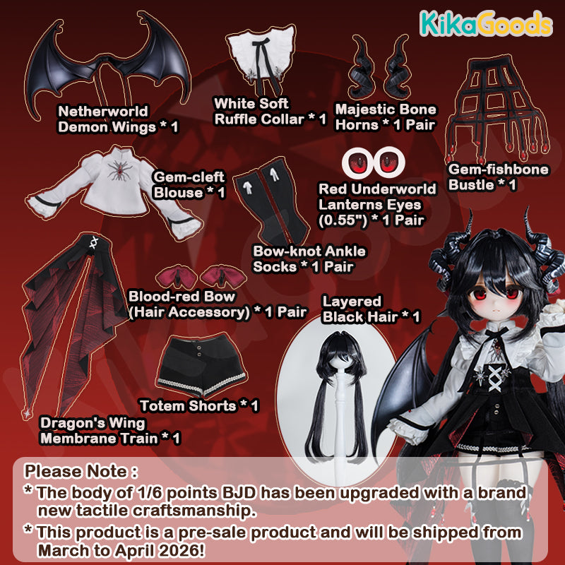 TinyFox 'Grafa' 1/6 Points Angel Body Action Figure【Shipped in Mar./Apr. 2026】