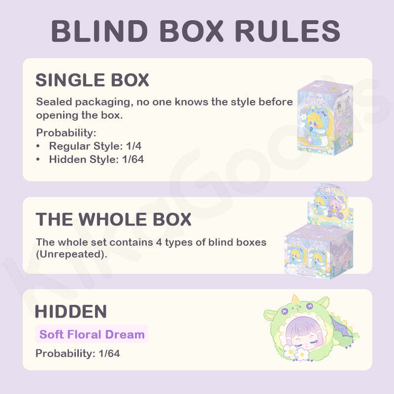 Nyzaii Garden that Falls Asleep Series Plush Blind Box【Shipped in Nov. 2025】