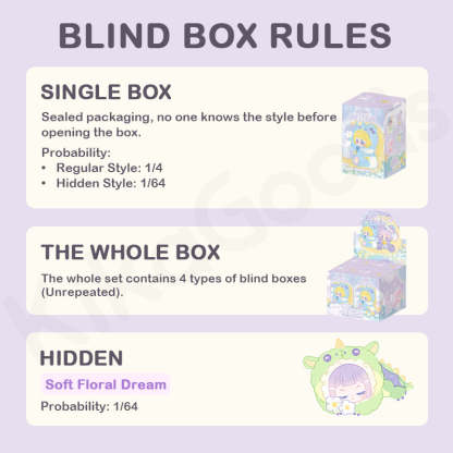 Nyzaii Garden that Falls Asleep Series Plush Blind Box【Shipped in Nov. 2025】