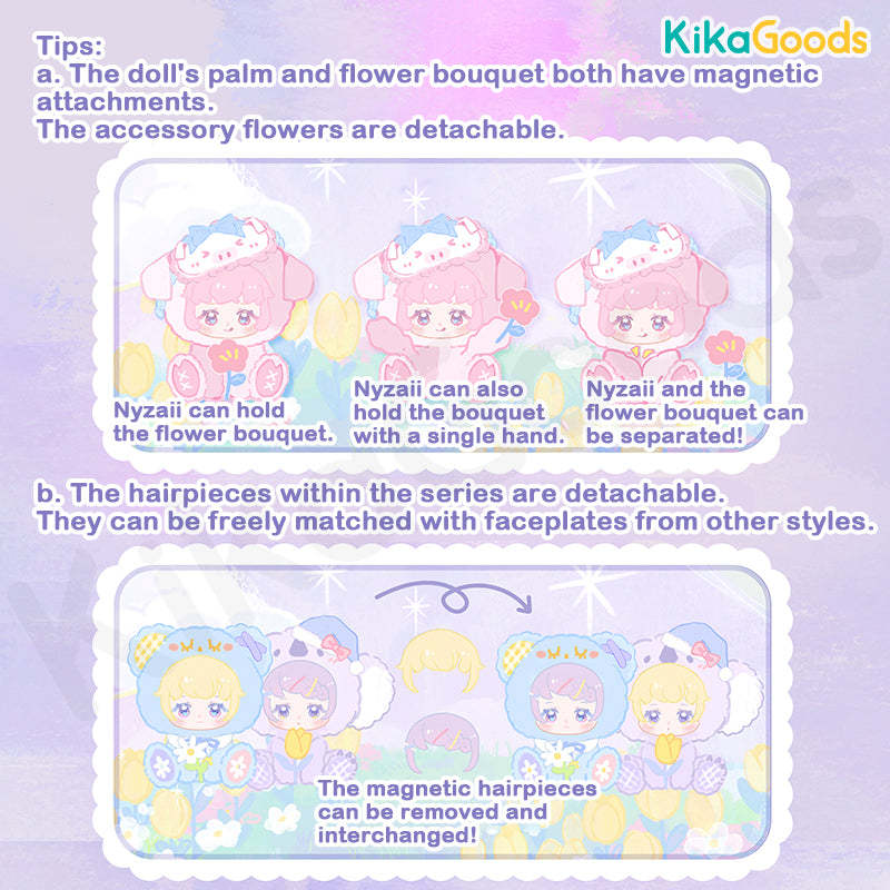 Nyzaii Garden that Falls Asleep Series Plush Blind Box【Shipped in Nov. 2025】