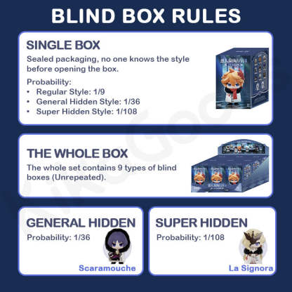 Fatui Harbingers Series Q Version Blind Box【Shipped in Nov./Dec. 2025】