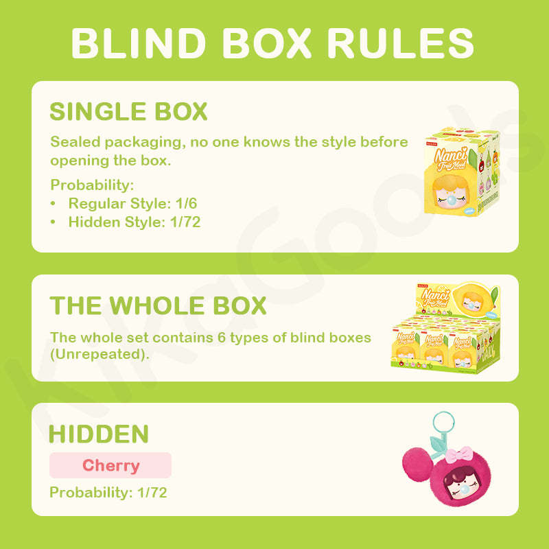 Nanci Fruit Mood Plush Pendant Blind Box