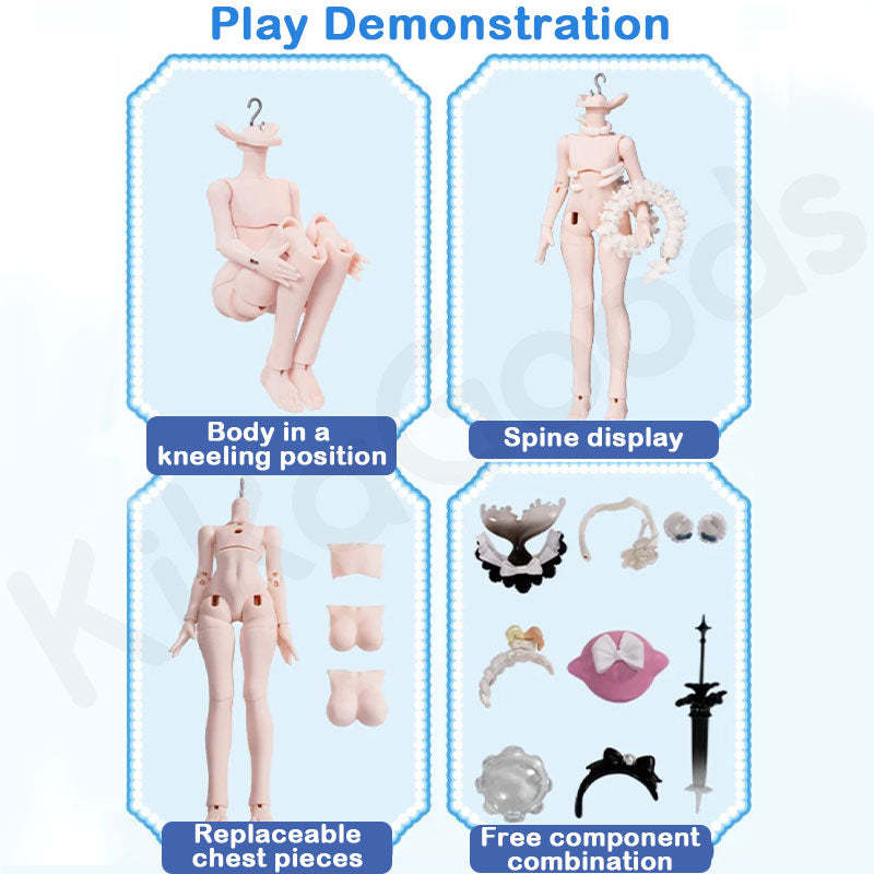 Minty Ocean Gem Series 1/8 Action Figure BJD Blind Box【Shipped within 10 Working Days】