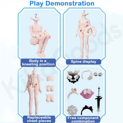 Minty Ocean Gem Series 1/8 Action Figure BJD Blind Box【Shipped within 10 Working Days】