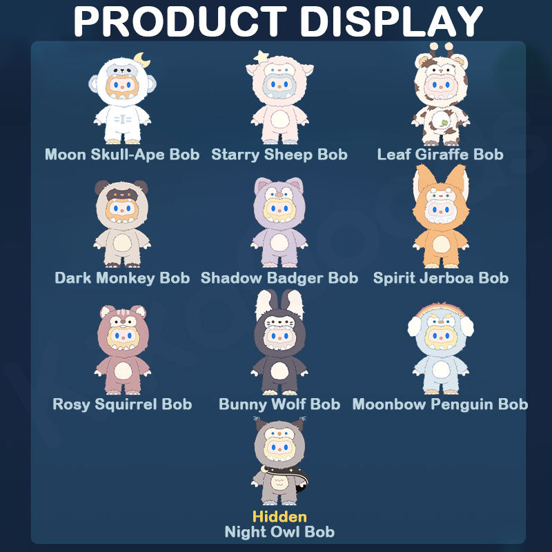 Farmer Bob Ani-Night Monster Series Plush Blind Box