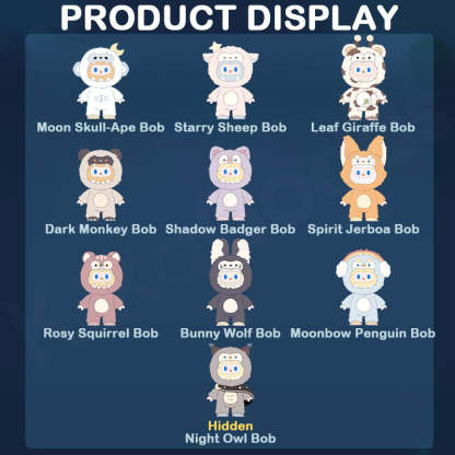 Farmer Bob Ani-Night Monster Series Plush Blind Box