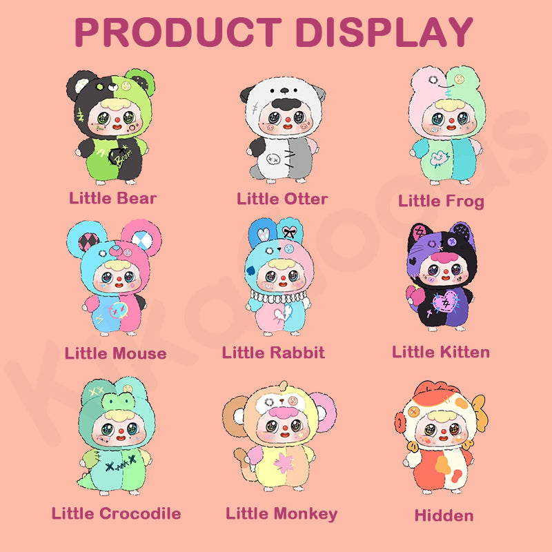 DOUB Y2Kシリーズ　ぬいぐるみ　 シークレット入り　コンプリートセット DouBao Y2K Millennium Party V4 Series Plush Blind Box – KikaGoods