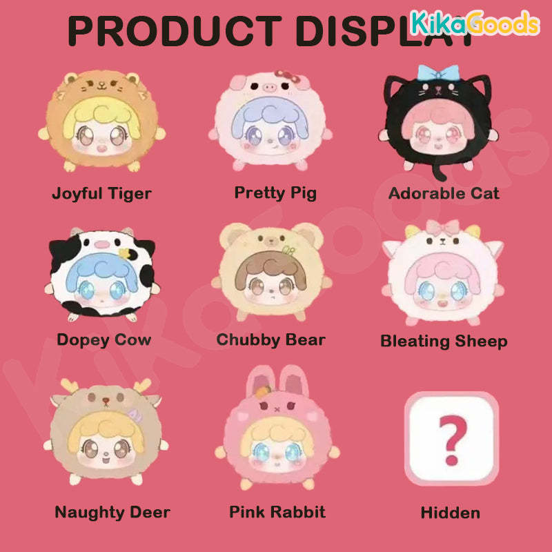 What is in Mia Zoo Series Plush Blind Box