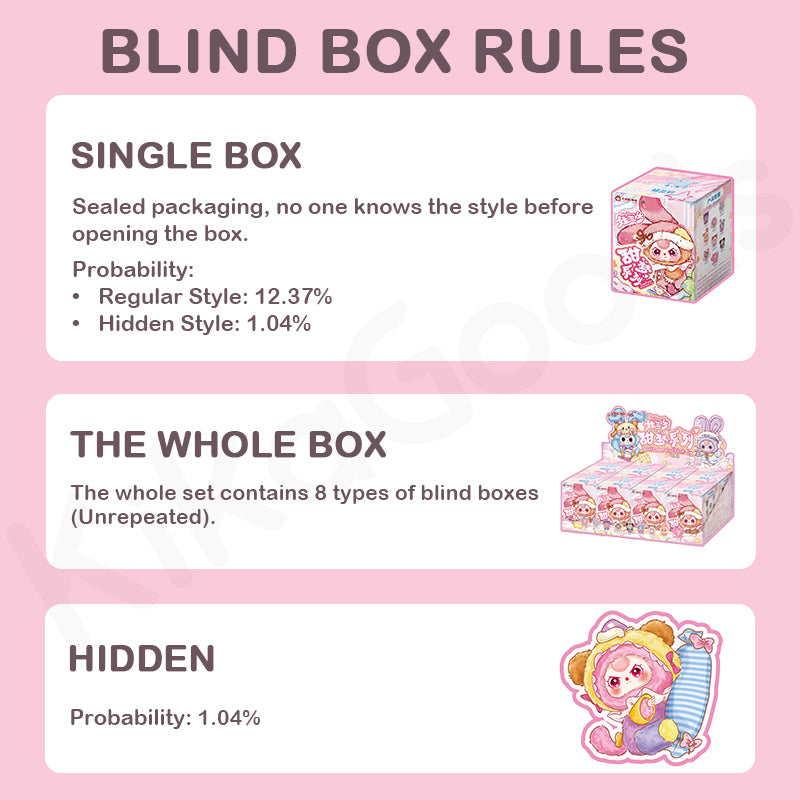 Baby Three Sweet Dream 100% Series Plush Blind Box