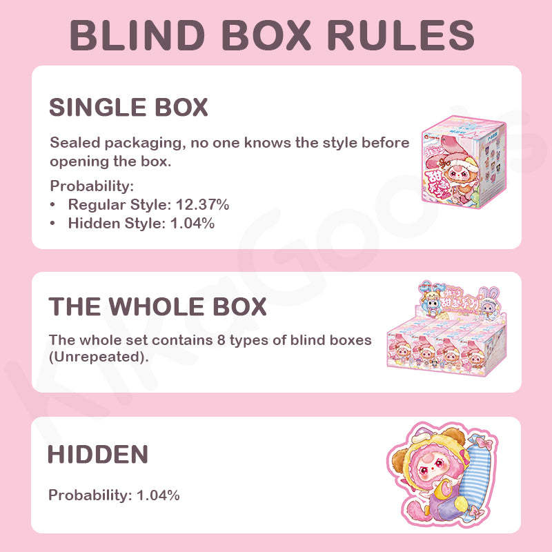 Baby Three Sweet Dream 100% Series Plush Blind Box