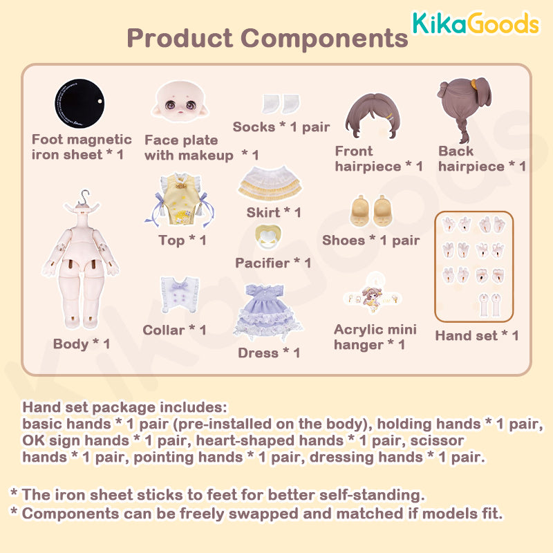 Bonnie Dream Pastry Series Yue Mian Mian BJD Limited Action Figure