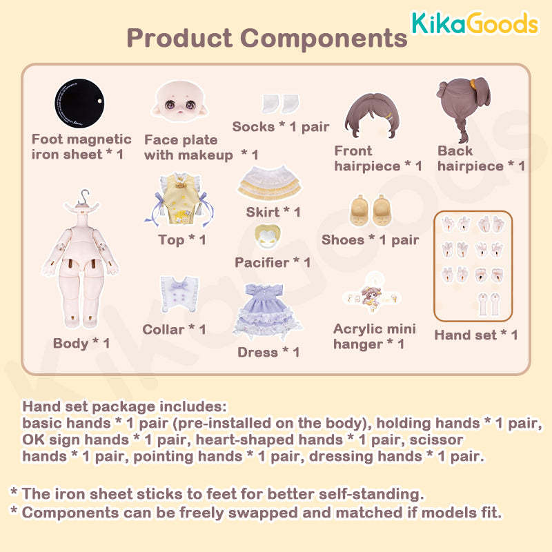 Bonnie Dream Pastry Series Yue Mian Mian BJD Limited Action Figure