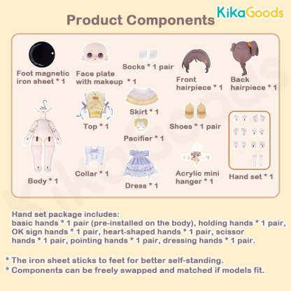 Bonnie Dream Pastry Series Yue Mian Mian BJD Limited Action Figure