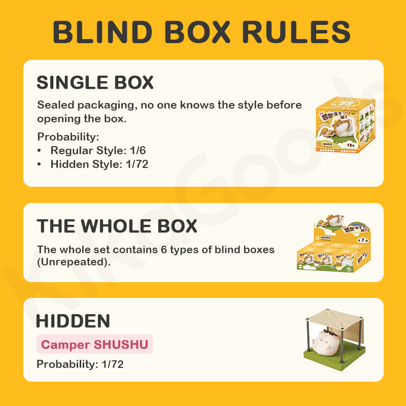 Hamster Family SHUSHU Series Blind Box【Shipped in Oct./Nov. 2025】