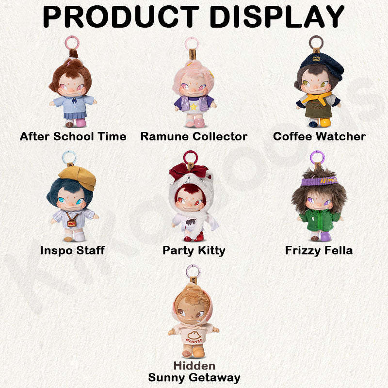 NINNIC Wild Free Series Plush Pendant Blind Box【Shipped in Nov./Dec. 2025】