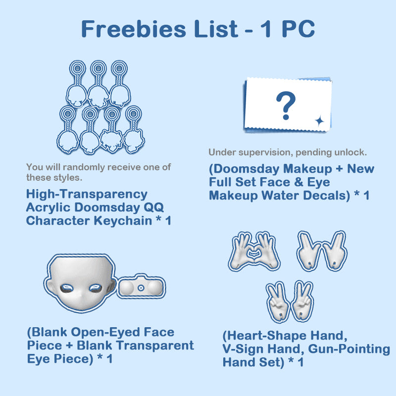 Doomsday Prologue Series 1/12 Action Figure BJD Blind Box【Shipped in Mar./Apr. 2026】