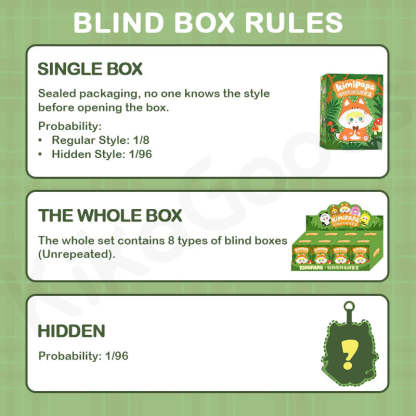 Kimipapa Animal Series Plush Blind Box