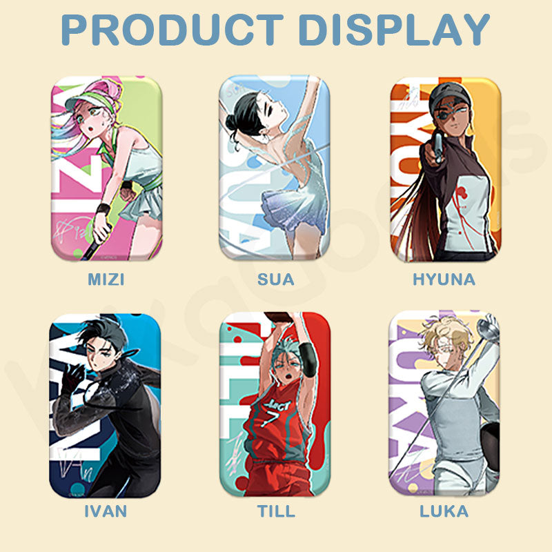 Alien Stage Passion Series Square Foil Badge Blind Box