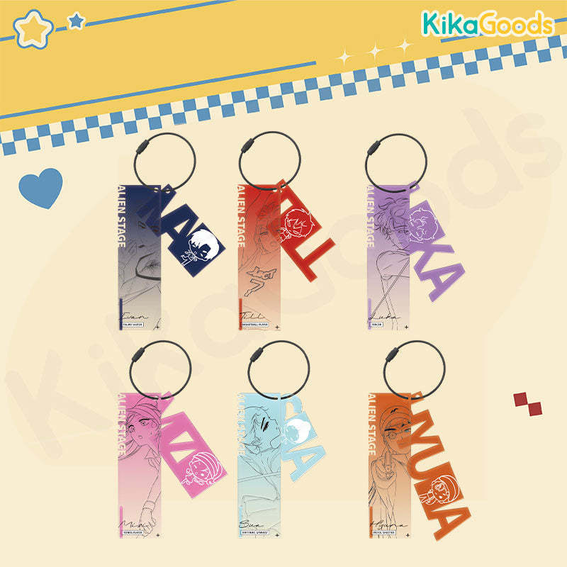 Alien Stage Passion Series Line Art Acrylic Keychain Blind Box