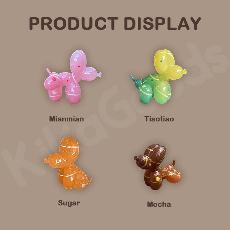 Happy Balloon Dog Series Colorful Carnival Limited Figure