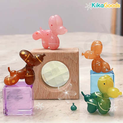 Happy Balloon Dog Series Colorful Carnival Limited Figure