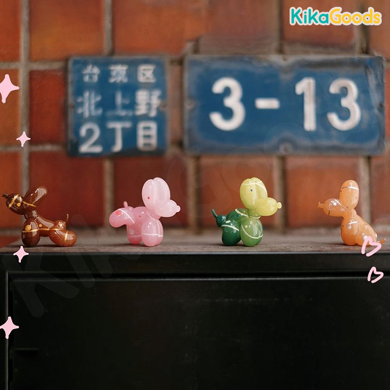Happy Balloon Dog Series Colorful Carnival Limited Figure