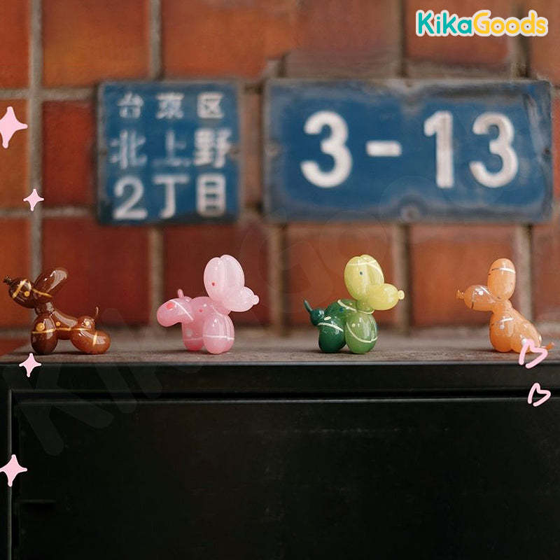 Happy Balloon Dog Series Colorful Carnival Limited Figure