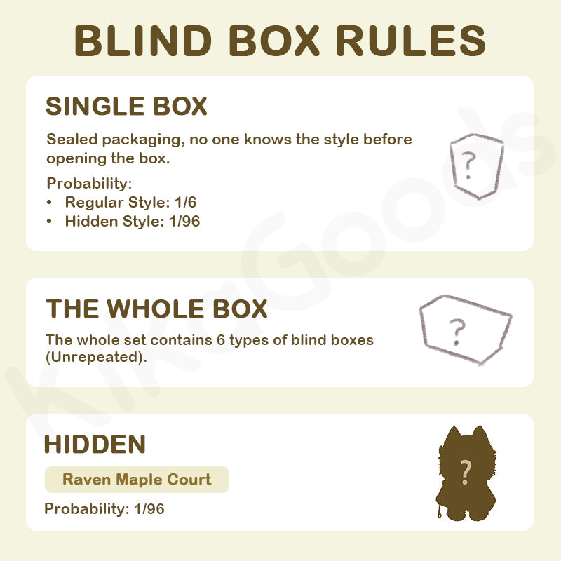 Zhiwa Land Whispers Series Plush Blind Box【Shipped in Nov./Dec. 2025】