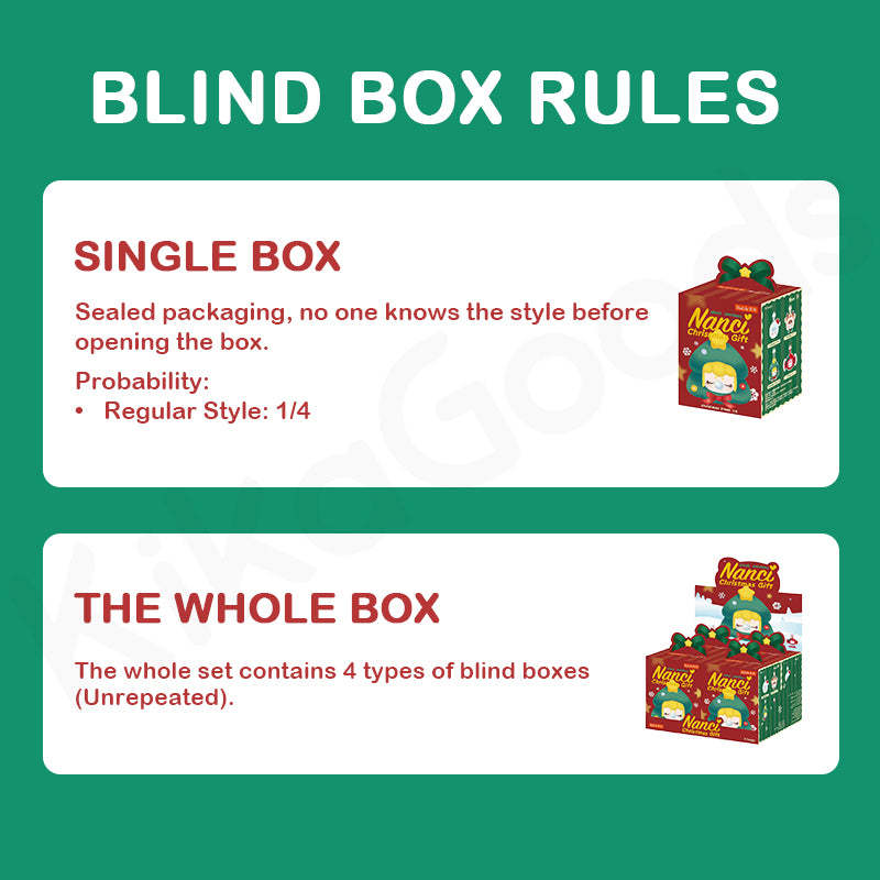 Nanci Christmas Gift Series Plush Pendant Blind Box