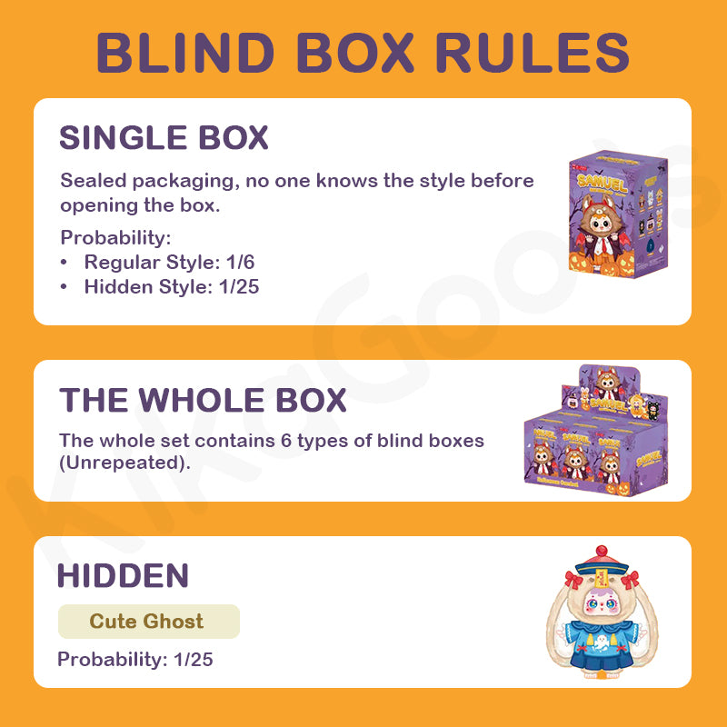 Samuel Halloween Carnival Series Plush Blind Box