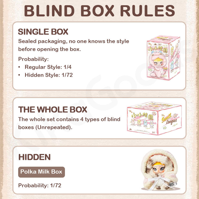 Small Longan Series Plush Blind Box【Shipped in Nov./Dec. 2025】