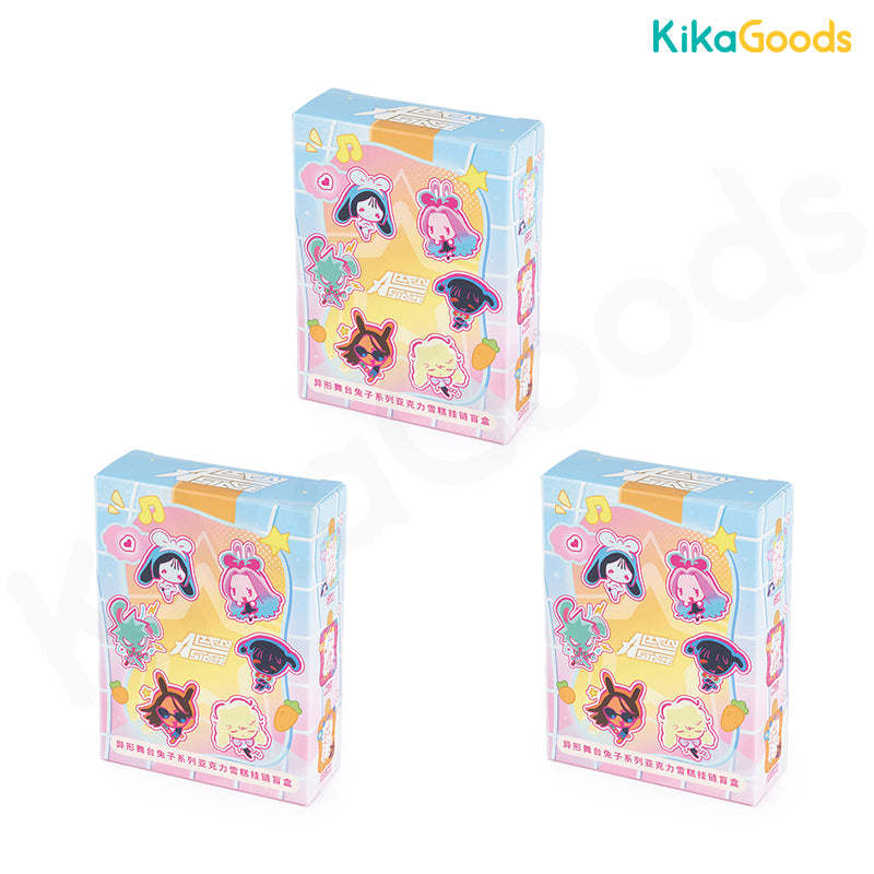 Alien Stage Rabbit Series Acrylic Ice Cream Keychain Blind Box