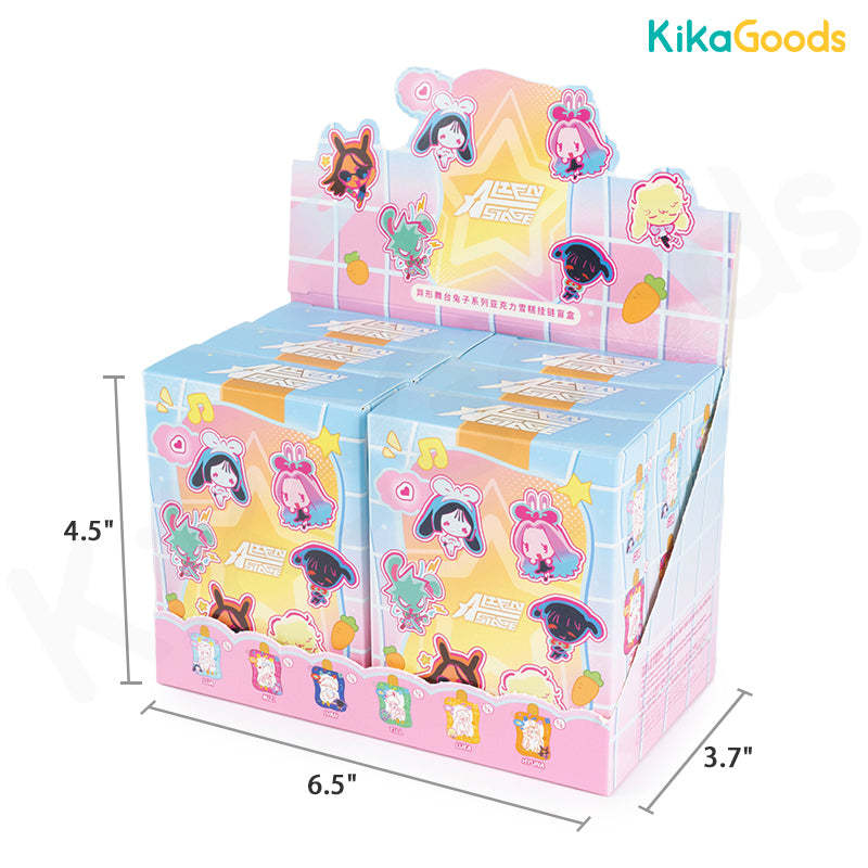 Alien Stage Rabbit Series Acrylic Ice Cream Keychain Blind Box