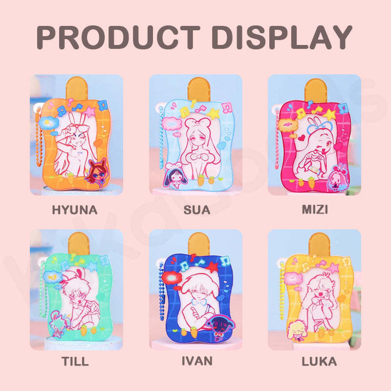 Alien Stage Rabbit Series Acrylic Ice Cream Keychain Blind Box